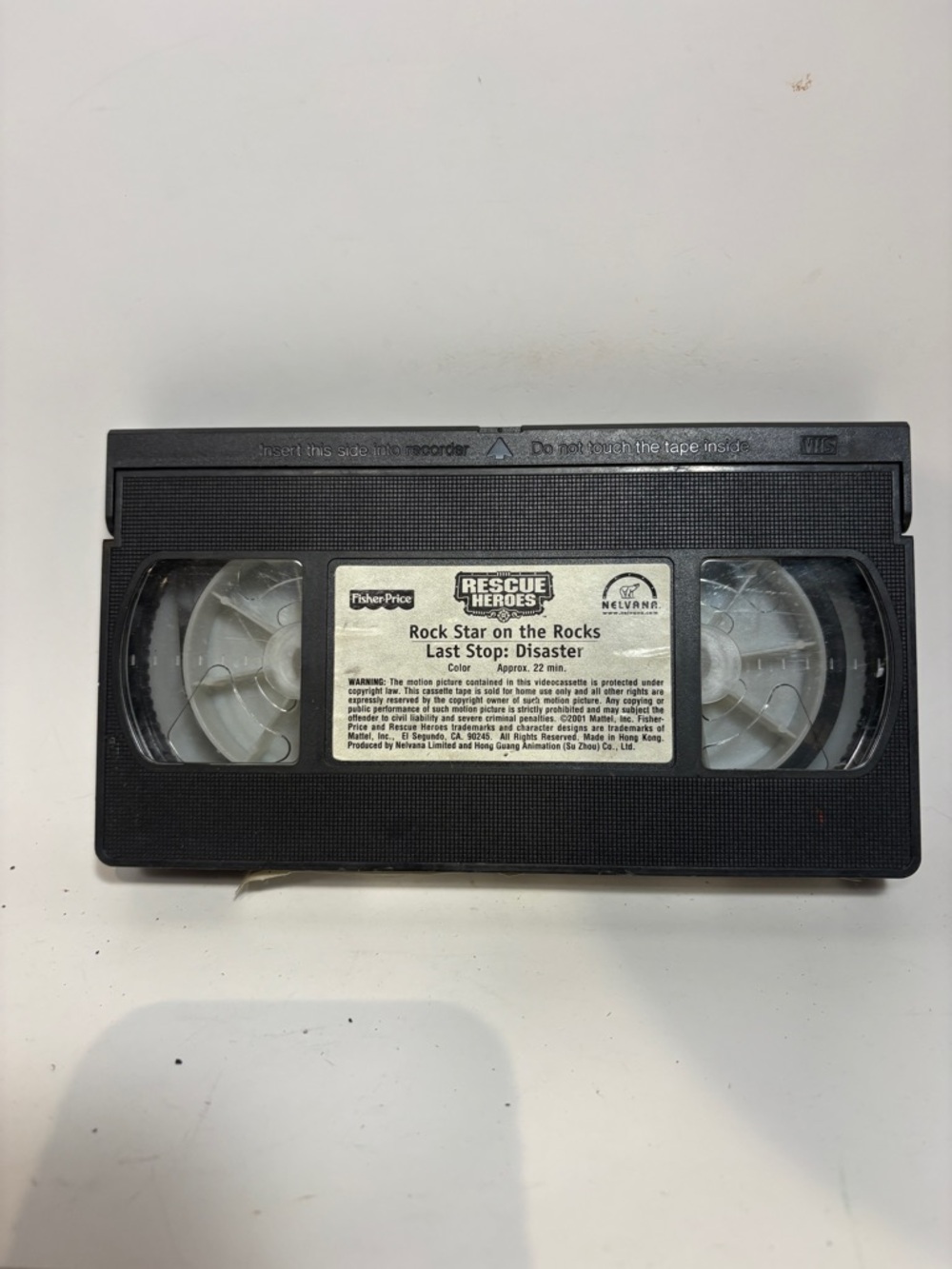 fisher-Price Rockstar On The Rocks Rescue Heroes Vhs No Case